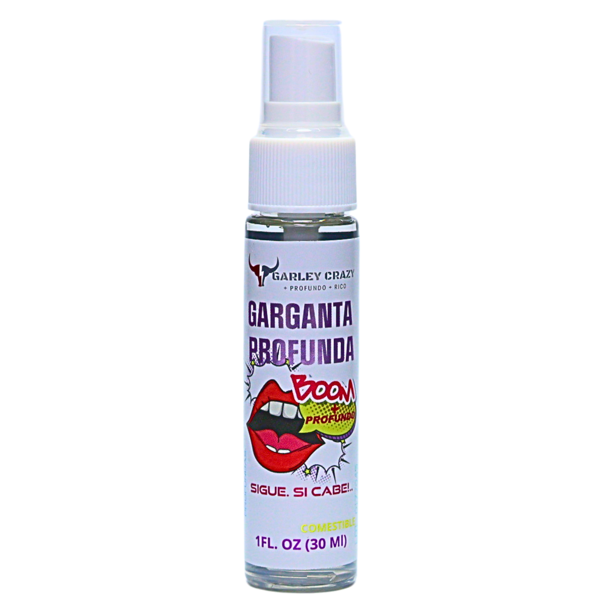 Garley Crazy Garganta  Profunda Lubricante para sexo oral profundo 30ml Desensibilizador oral CHOCOLATE