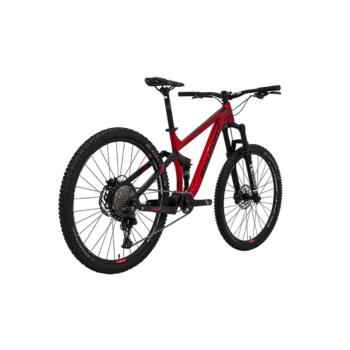 Bicicleta Belfort Zotz Comp B1 R29 T17 Rojo Negro