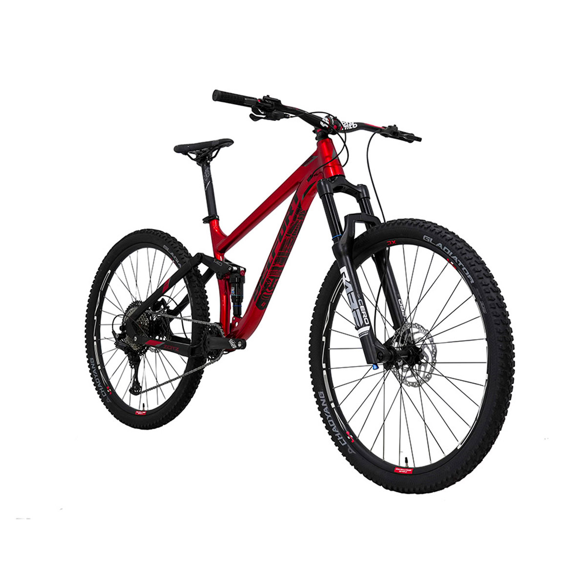 Bicicleta Belfort Zotz Comp B1 R29 T17 Rojo Negro