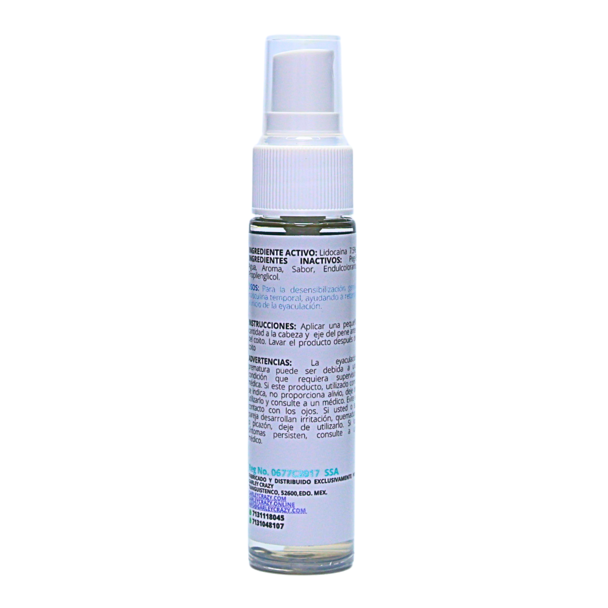 Garley Crazy Climax Control 30ml Retardante Masculino   MENTA