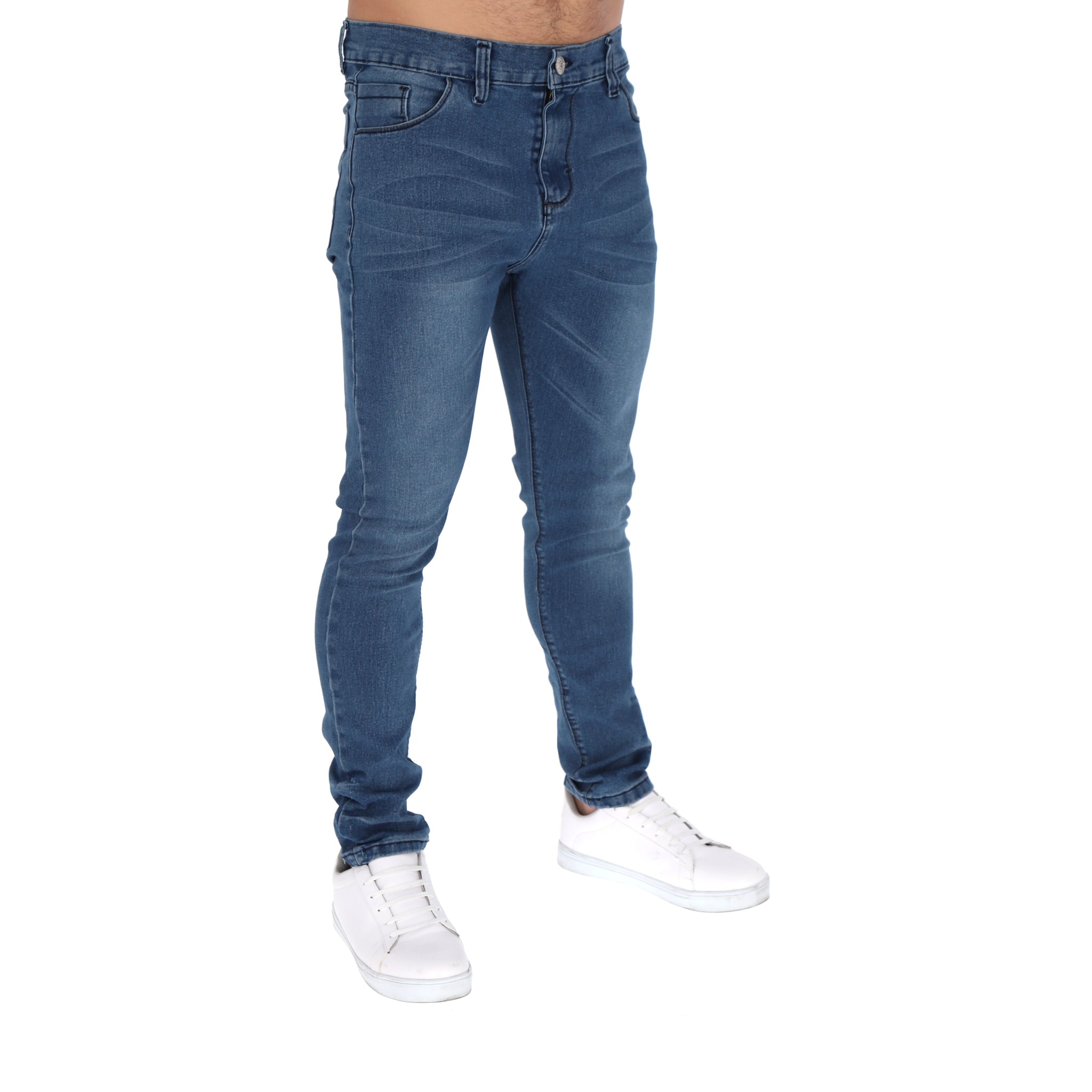 Jeans Mezclilla Corte Skinny Color Azul Para Hombre CHB Chili Beans Clothing Co.