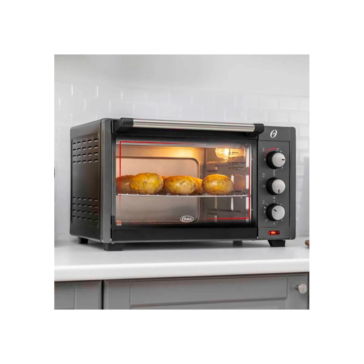 Horno Tostador Eléctrico Oster 30 Litros Gris TSSTTV7030