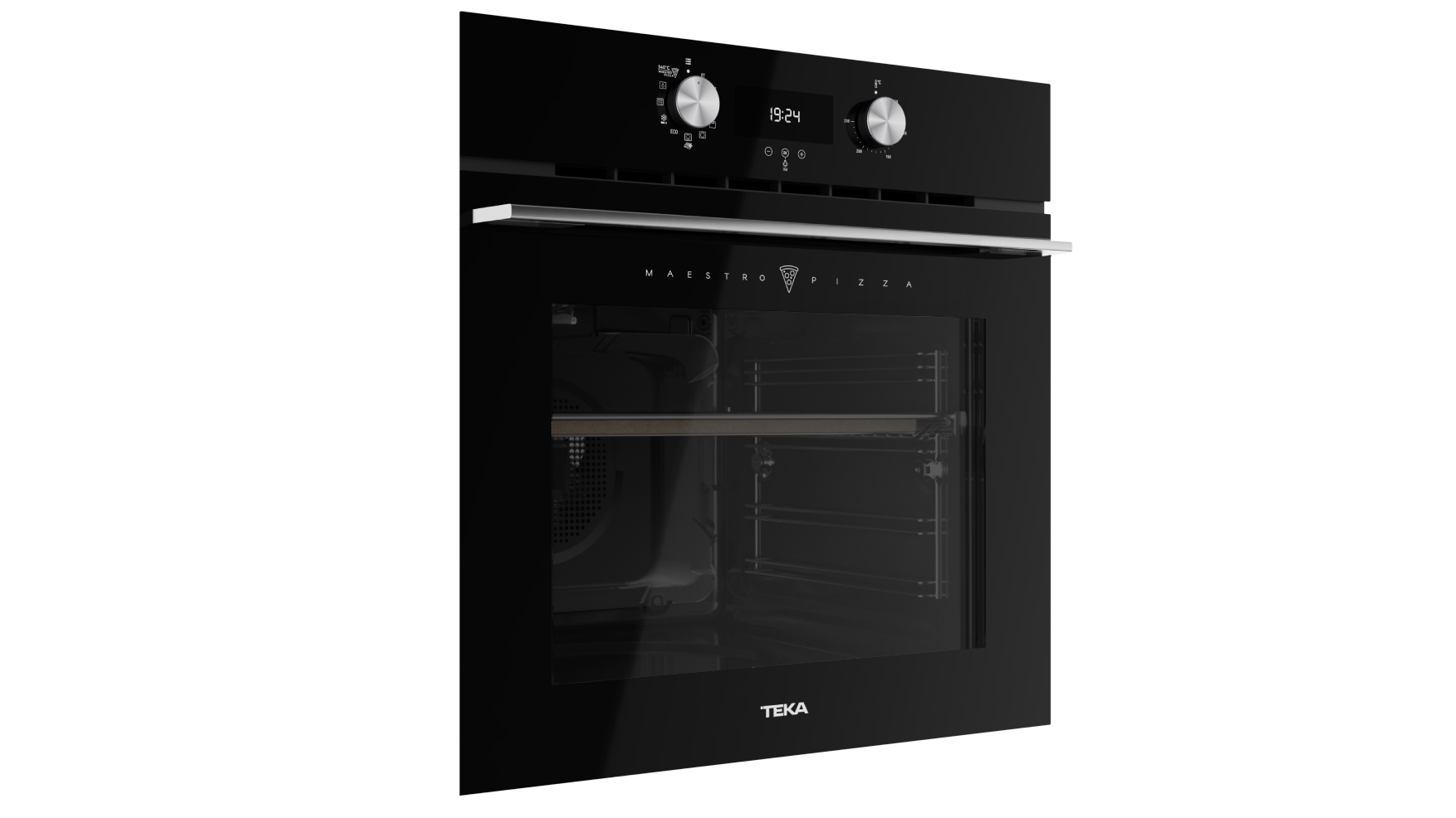Horno Pirolítico Teka HLB 8510 P BK MAESTRO PIZZA de 70 L / 2.4 p³