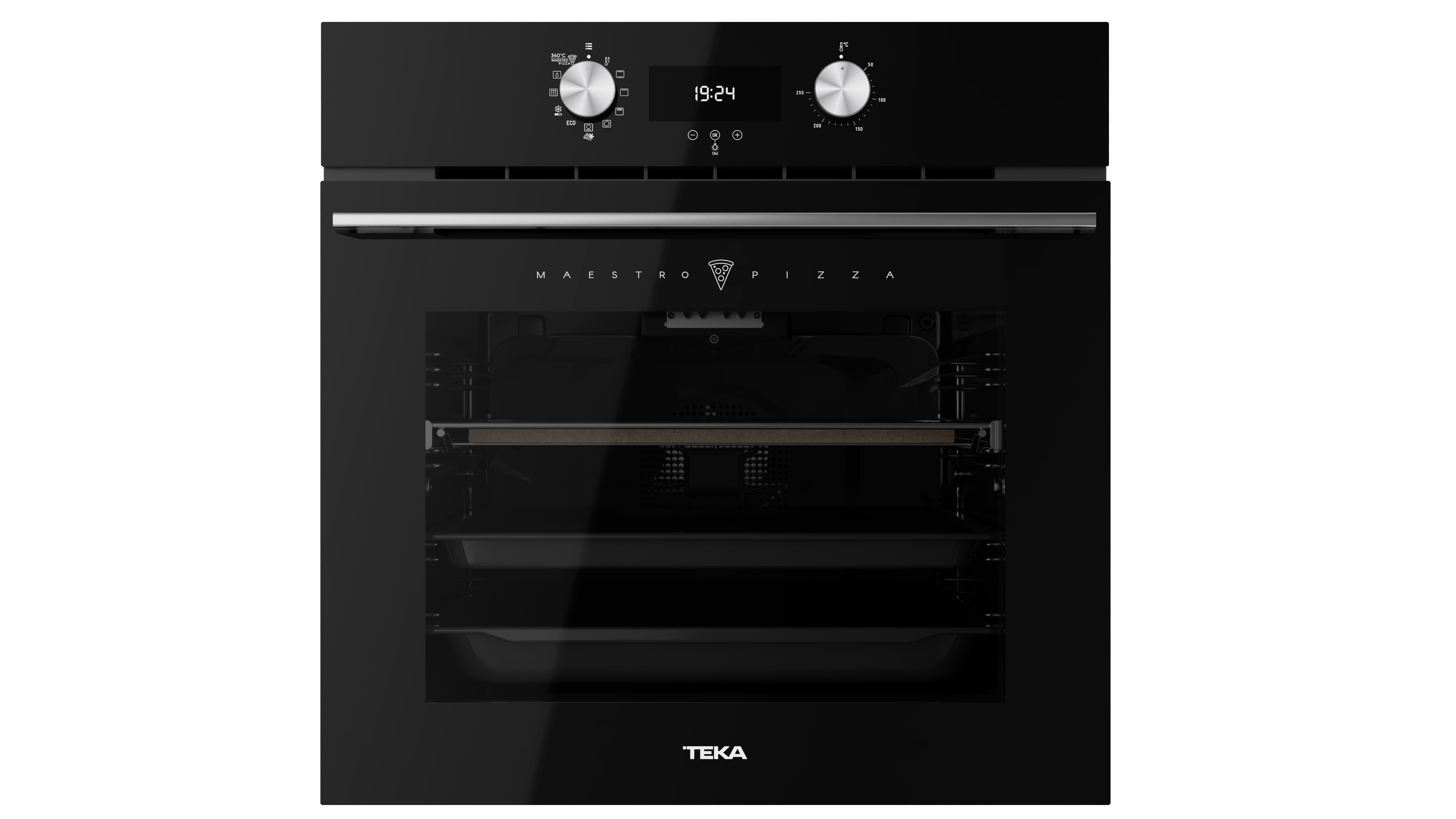 Horno Pirolítico Teka HLB 8510 P BK MAESTRO PIZZA de 70 L / 2.4 p³