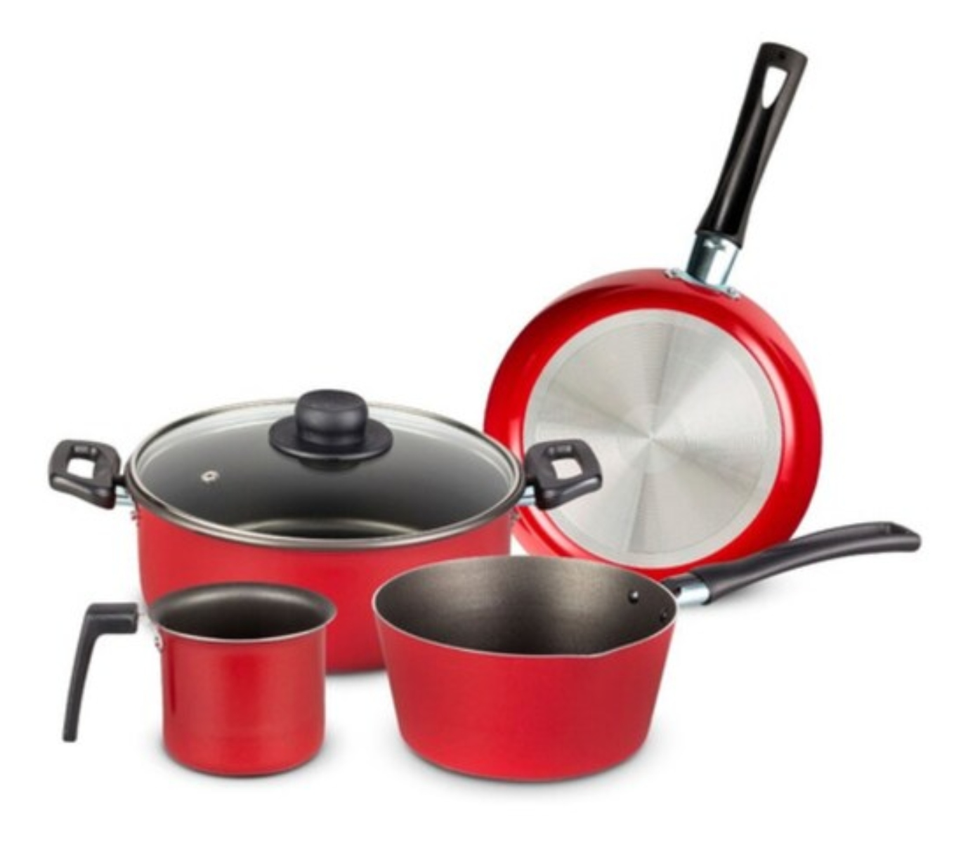 Bateria de Cocina Ekco / Vasconia 86541 Deleite 5 Piezas Roja END/ALBY3