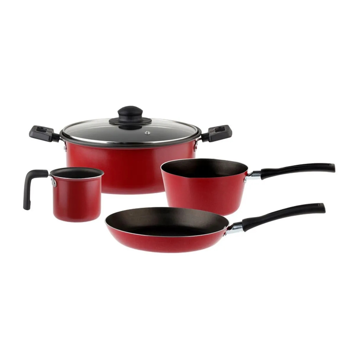 Bateria de Cocina Ekco / Vasconia 86541 Deleite 5 Piezas Roja END/ALBY3