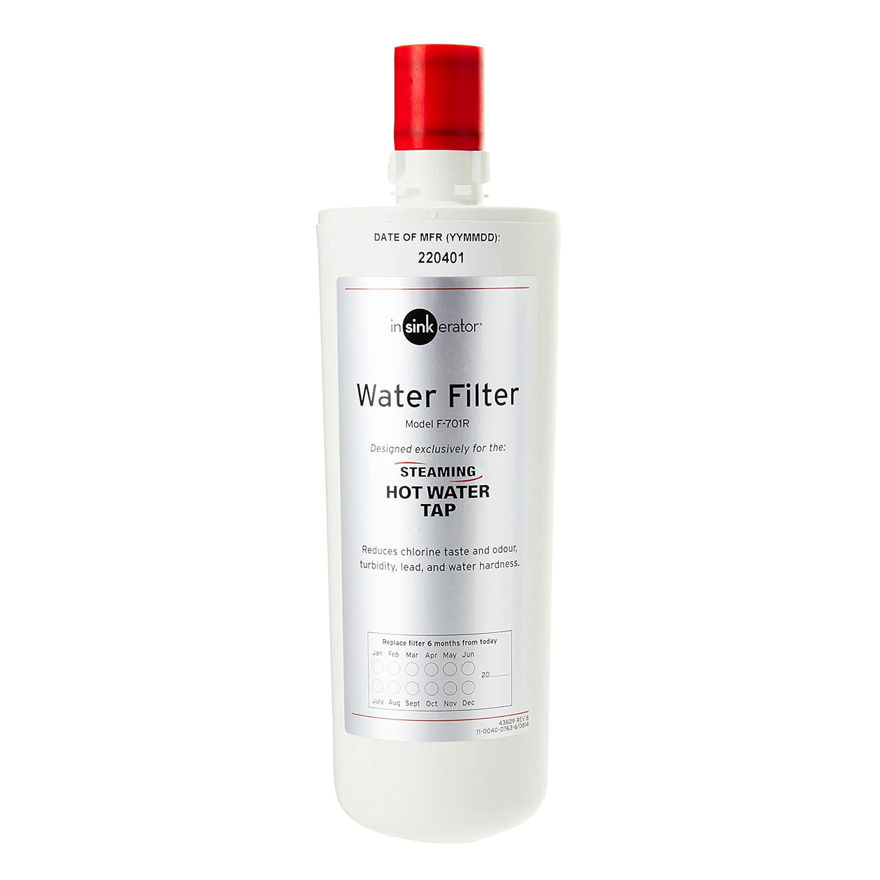 Repuesto de Filtro InSinkErator F-701R para Agua Caliente