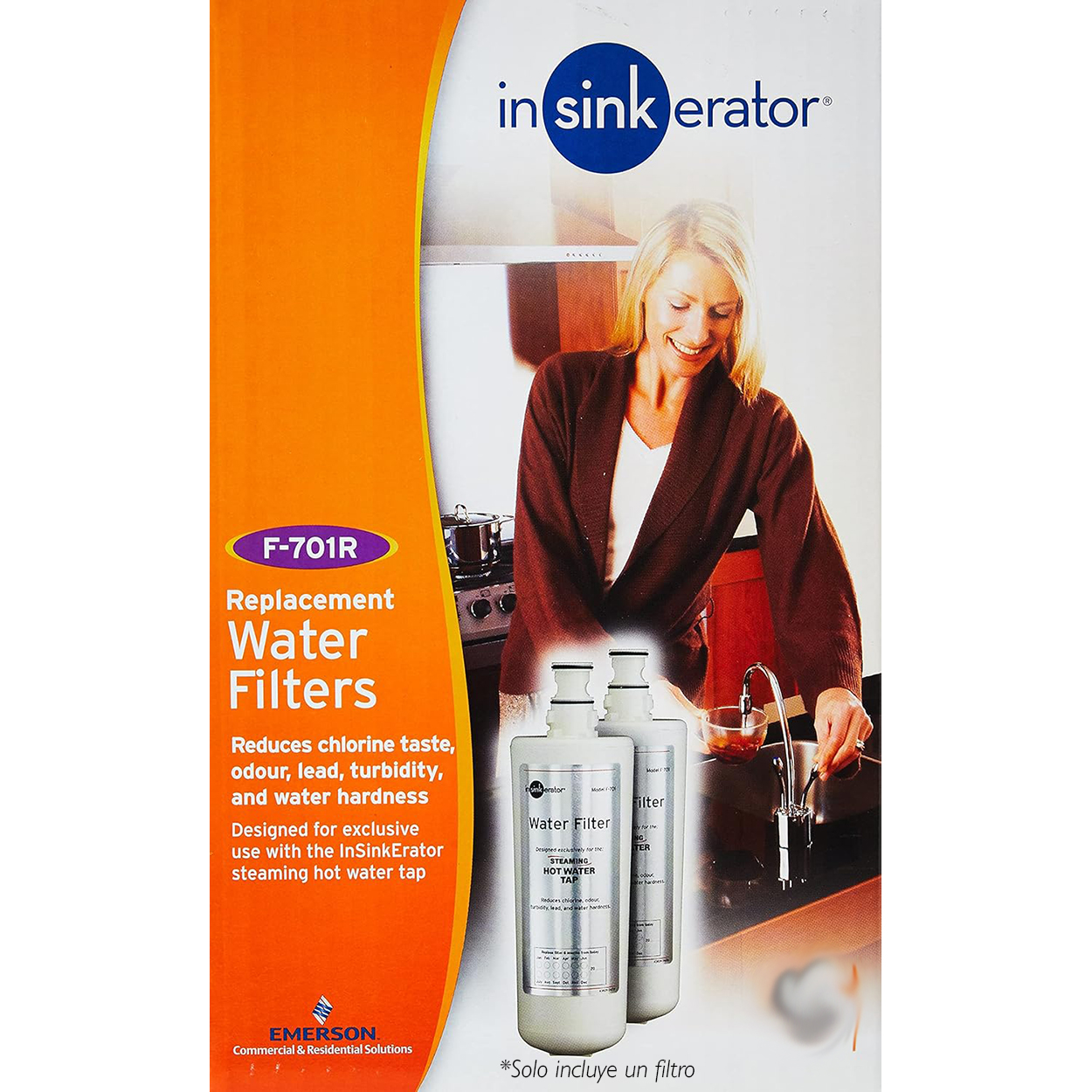 Repuesto de Filtro InSinkErator F-701R para Agua Caliente