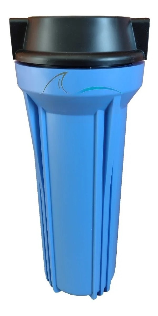 Portafiltro Azul 2.5x10 Con Conexion 1/2 agua tinaco purificación casa negocio hogar