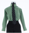 Camisa De Vestir Verde Jade para Niño Manga Larga 3621 2-18 Años..