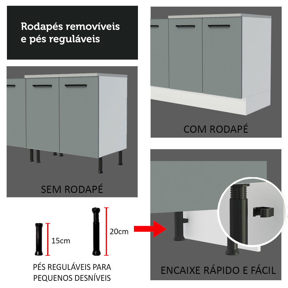 Kit Mueble para Garaje Multiuso Madesa Agata 80cm BG