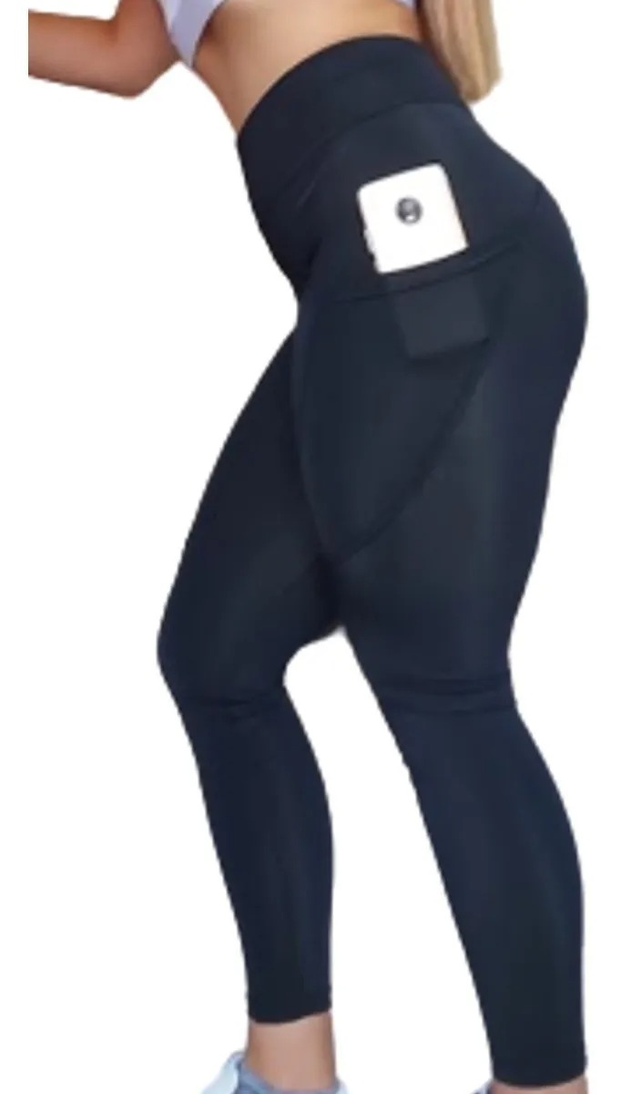 Leggins Deportivos Dama De Licra Con Bolsa Celular Gym