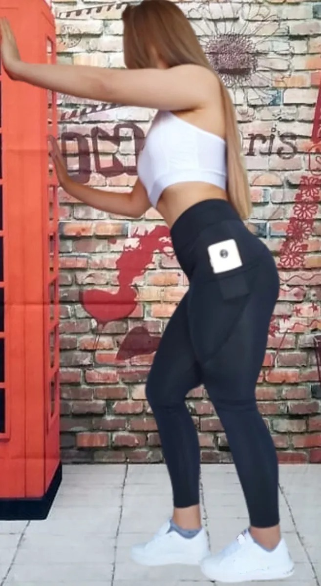 Leggins Deportivos Dama De Licra Con Bolsa Celular Gym
