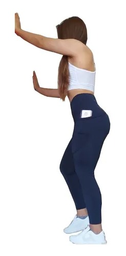 Leggins Deportivos Dama De Licra Con Bolsa Celular Gym