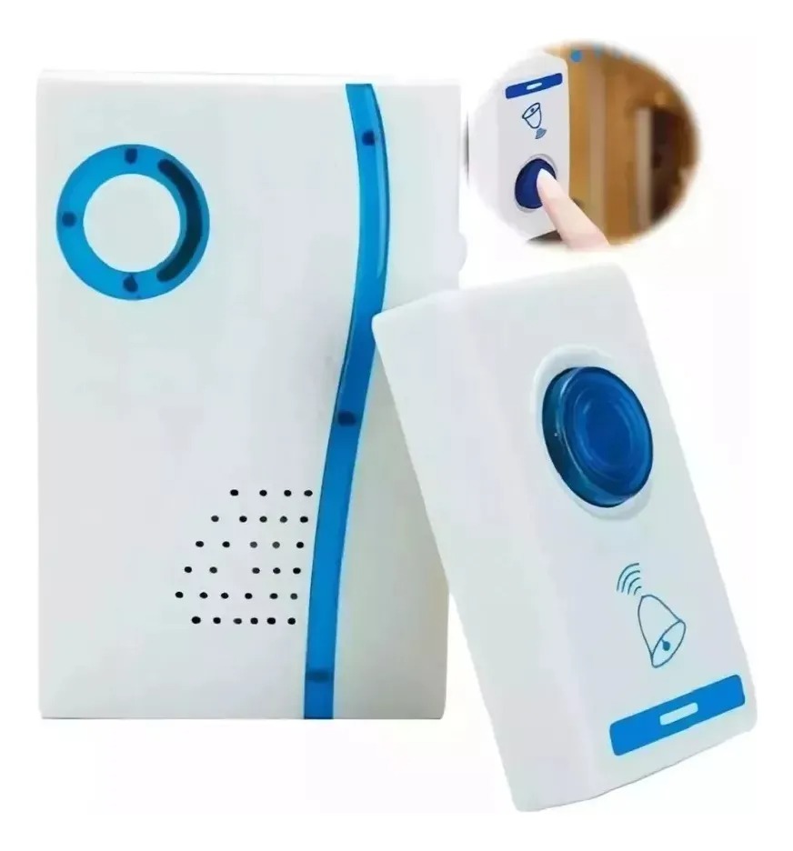 Timbre Para Puerta Onl 10326 Inalámbrico Exteriores Seguridad Inalámbrico Blanco 110v
