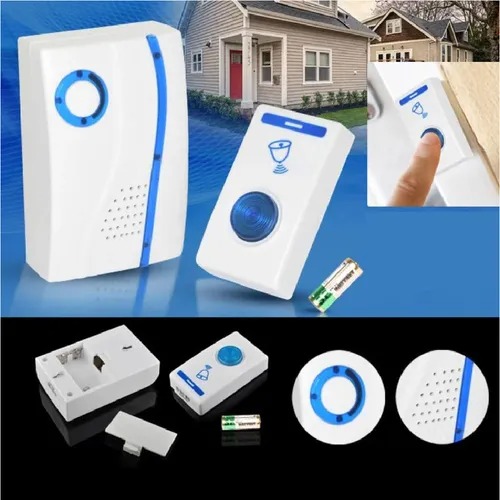 Timbre Para Puerta Onl 10326 Inalámbrico Exteriores Seguridad Inalámbrico Blanco 110v
