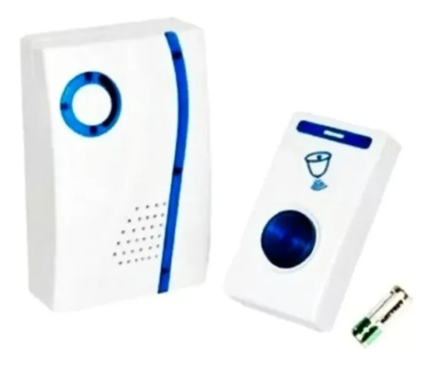 Timbre Para Puerta Onl 10326 Inalámbrico Exteriores Seguridad Inalámbrico Blanco 110v