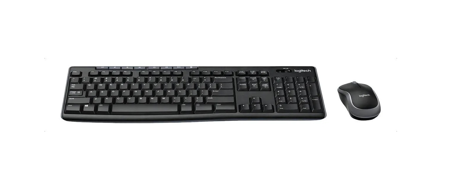 Kit Teclado Y Mouse Inalambrico Logitech MK270 Color Negro