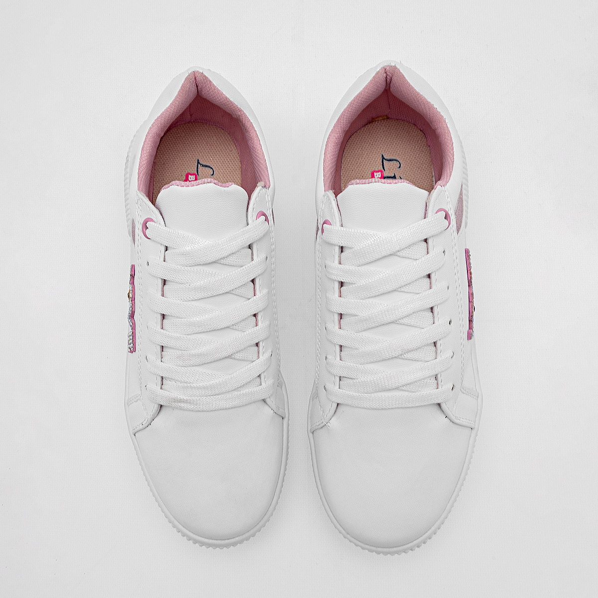 LIZBO 48 MUJER ZAPATO CASUAL COLOR BLANCO ROSA