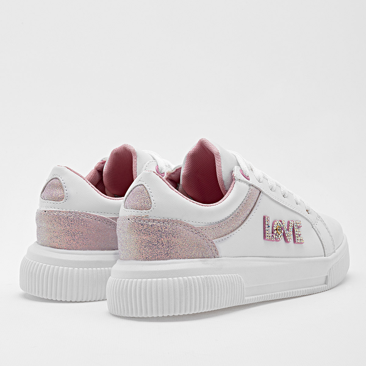 LIZBO 48 MUJER ZAPATO CASUAL COLOR BLANCO ROSA