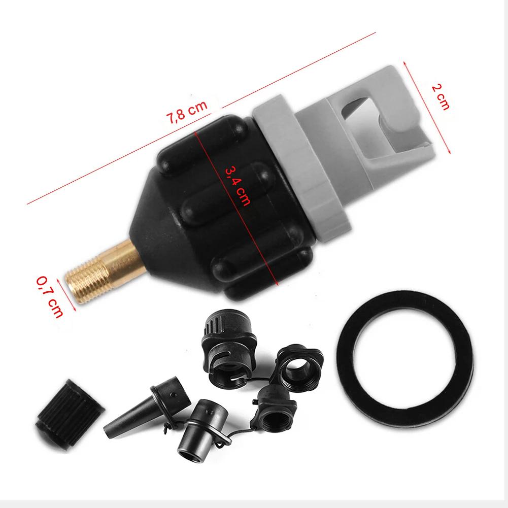 Kit adaptador válvula aire colchón aire tbla SUP bomba inflable barco Kayak Conector válvula