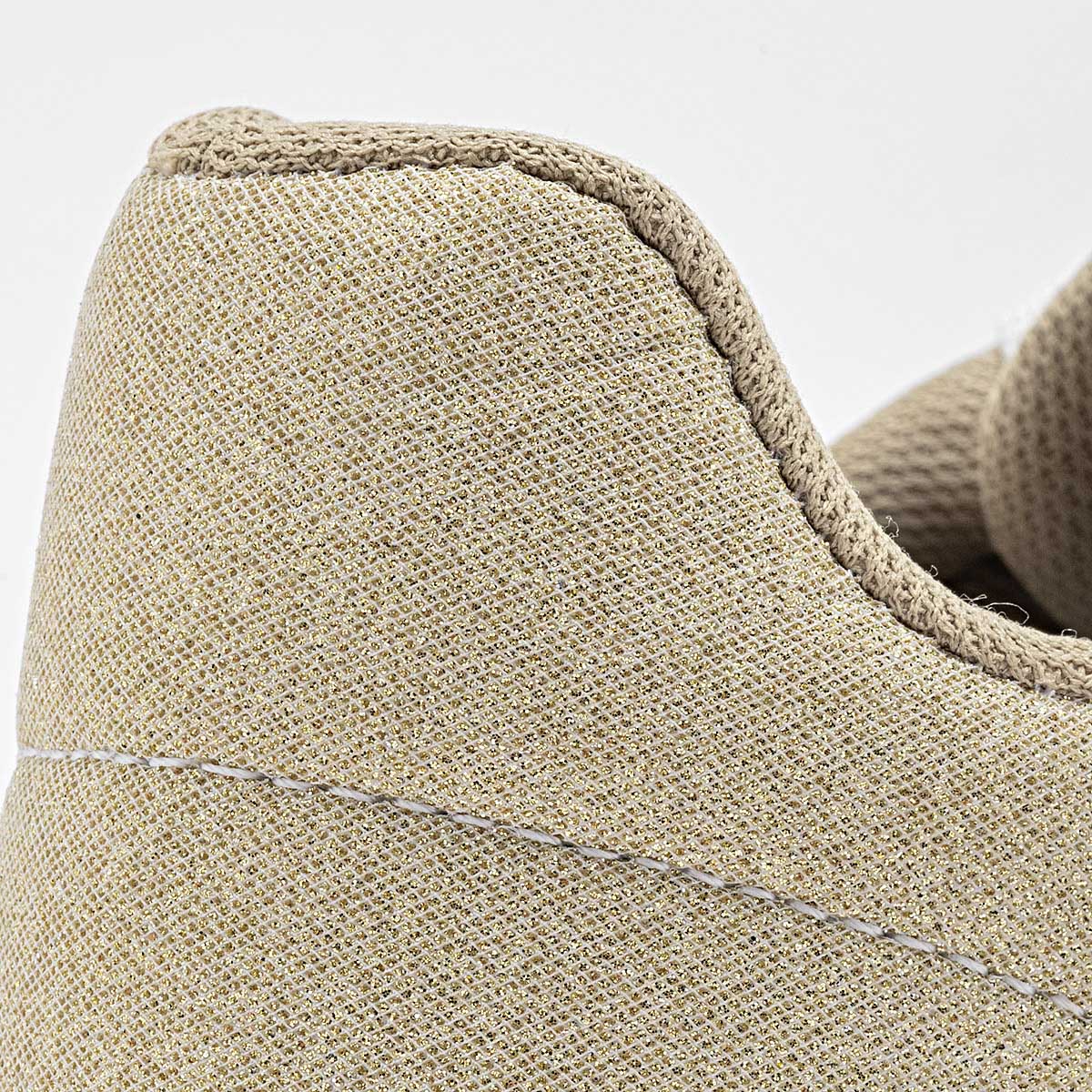C>LIBRE 750 MUJER TENIS CASUAL COLOR BLANCO ORO