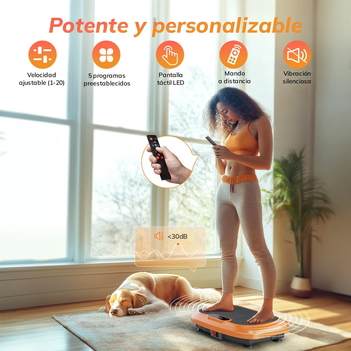 Plataforma Vibratoria Para Adelgazar Con Bandas Máquina.