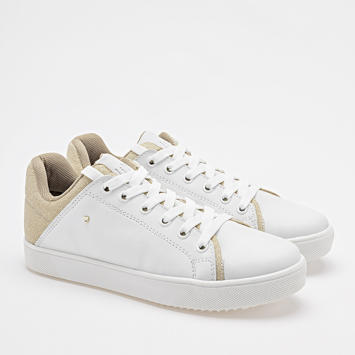 C>LIBRE 750 MUJER TENIS CASUAL COLOR BLANCO ORO