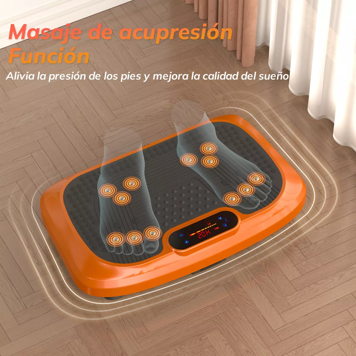 Plataforma Vibratoria Para Adelgazar Con Bandas Máquina.