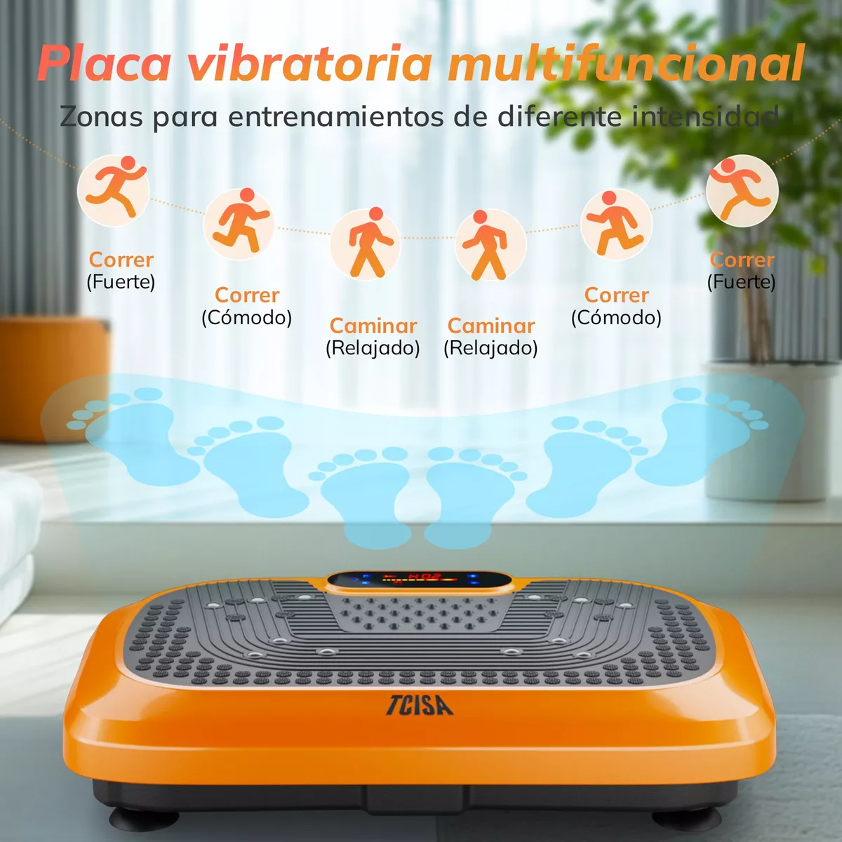 Plataforma Vibratoria Para Adelgazar Con Bandas Máquina.