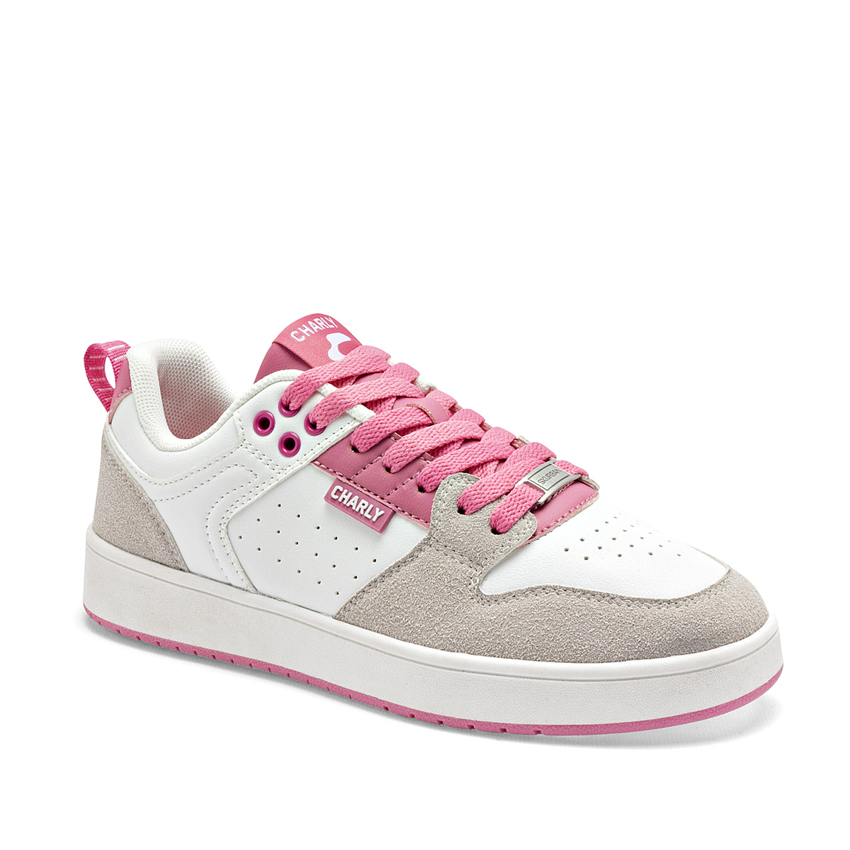CHARLY 1043073003 MUJER ZAPATO CASUAL COLOR BLANCO ROSA