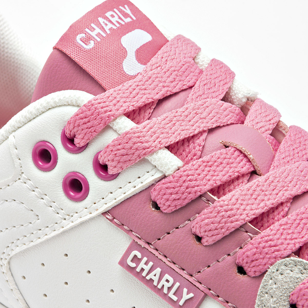 CHARLY 1043073003 MUJER ZAPATO CASUAL COLOR BLANCO ROSA