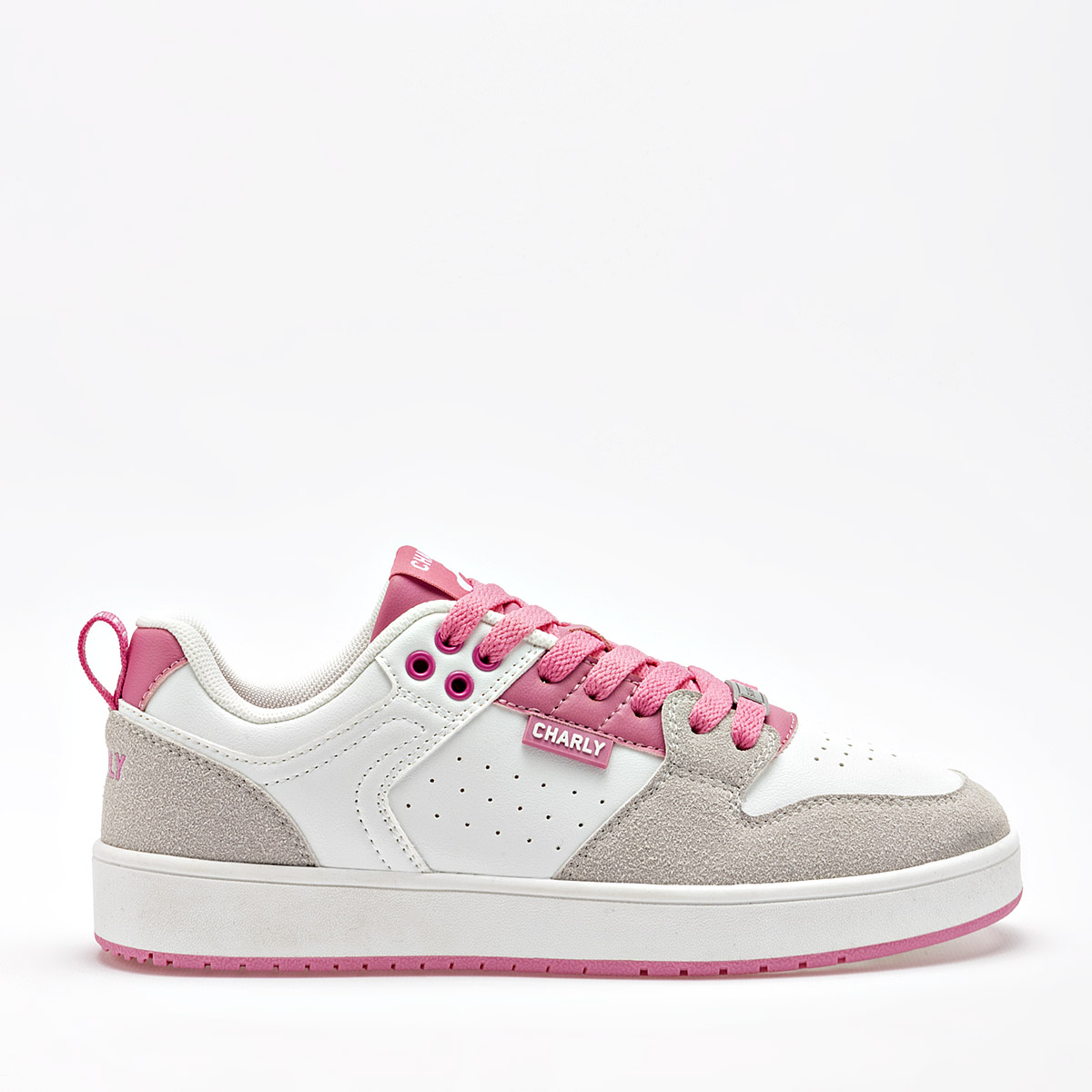 CHARLY 1043073003 MUJER ZAPATO CASUAL COLOR BLANCO ROSA