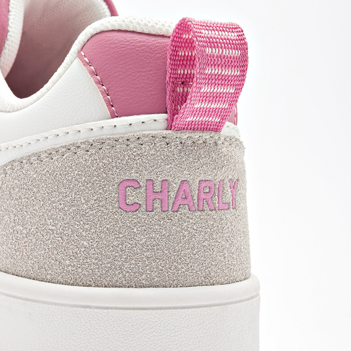 CHARLY 1043073003 MUJER ZAPATO CASUAL COLOR BLANCO ROSA