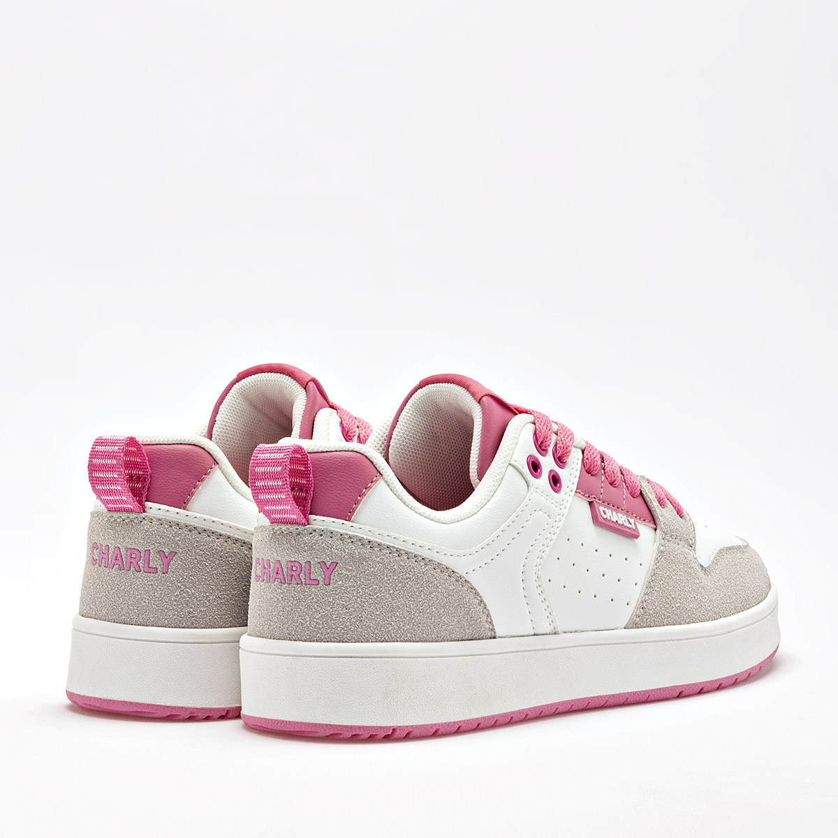 CHARLY 1043073003 MUJER ZAPATO CASUAL COLOR BLANCO ROSA