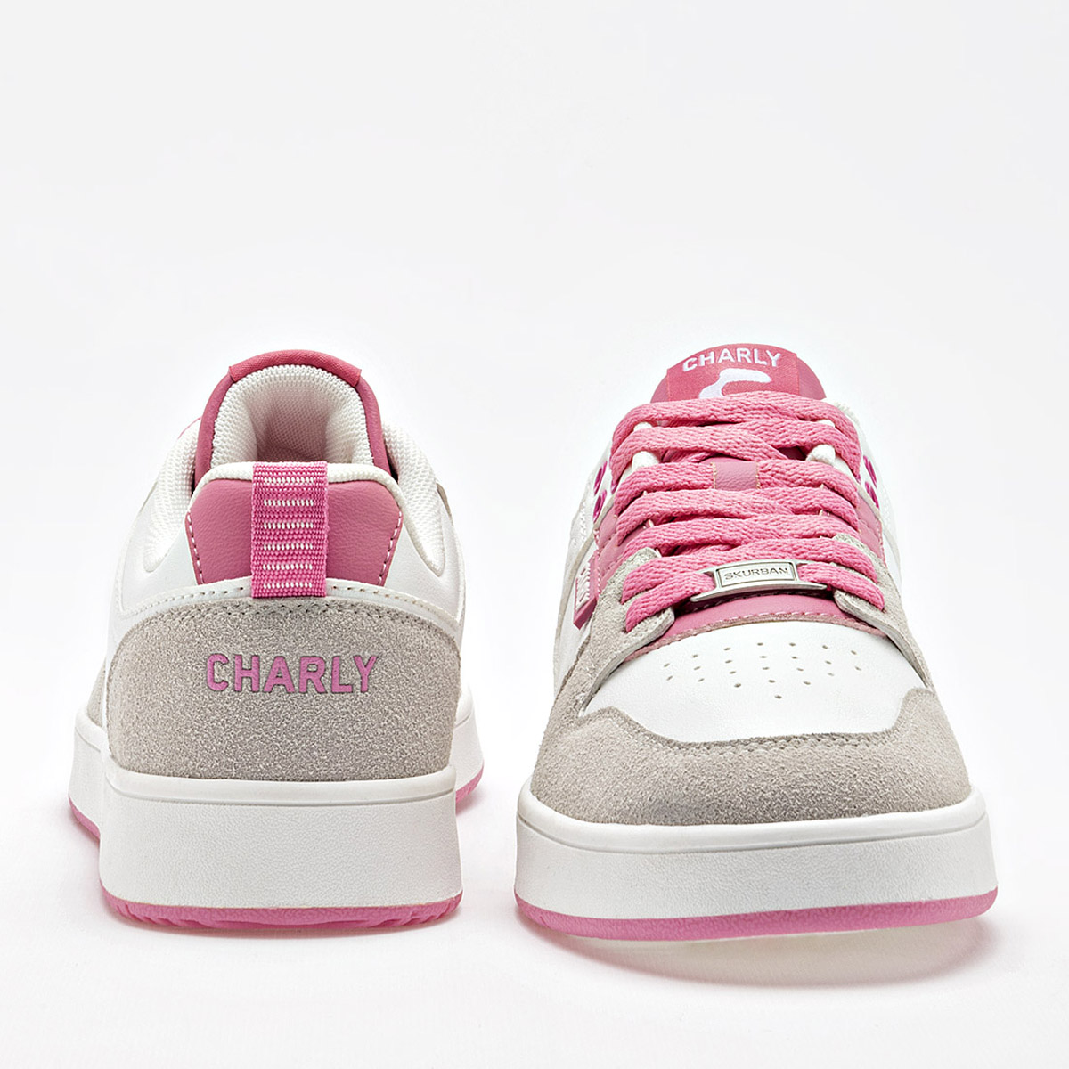 CHARLY 1043073003 MUJER ZAPATO CASUAL COLOR BLANCO ROSA