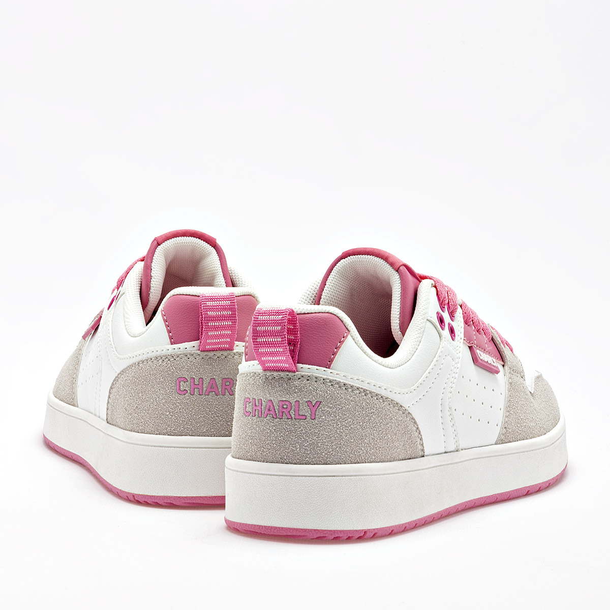 CHARLY 1043073003 MUJER ZAPATO CASUAL COLOR BLANCO ROSA