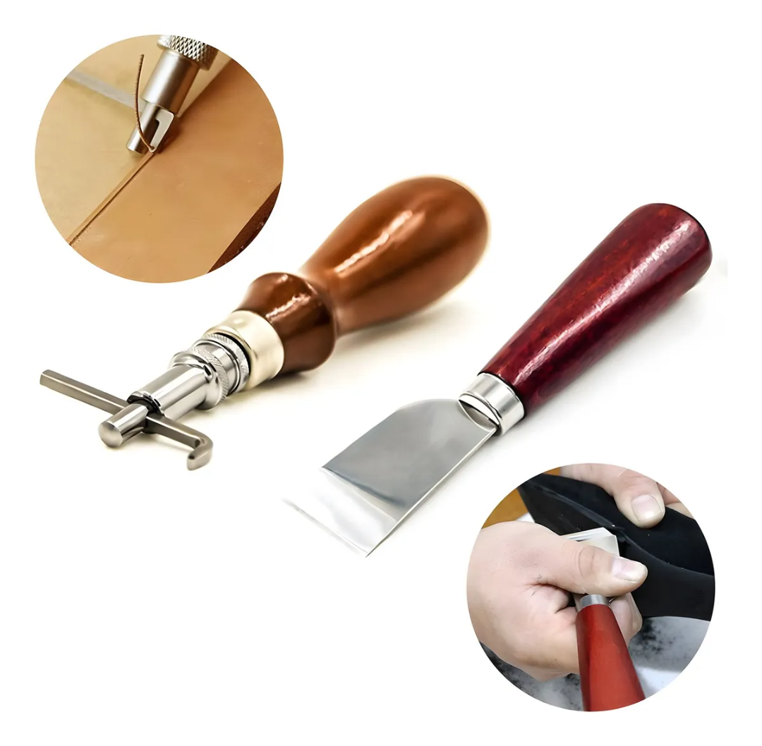 Kit De Herramientas Para Mano Diy Artesanía De Cuero 33 Pzs