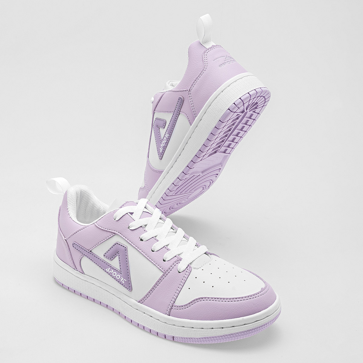 APOORT A5021 MUJER TENIS CASUAL COLOR BLANCO LILA