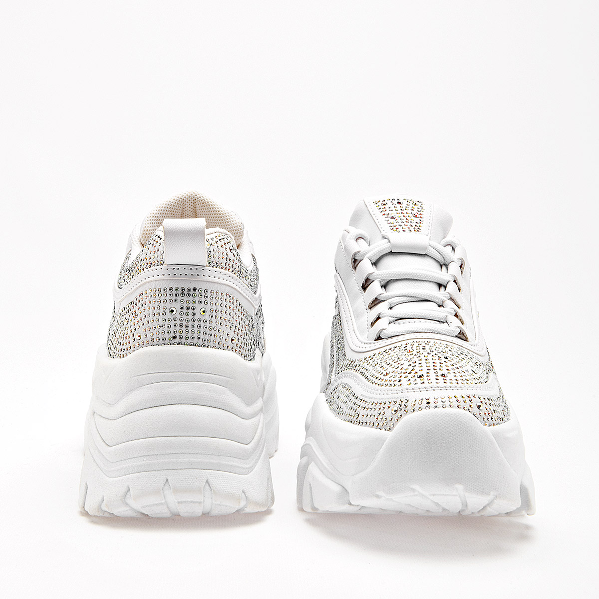 DADDY 12076 MUJER TENIS CASUAL COLOR BLANCO PLATA