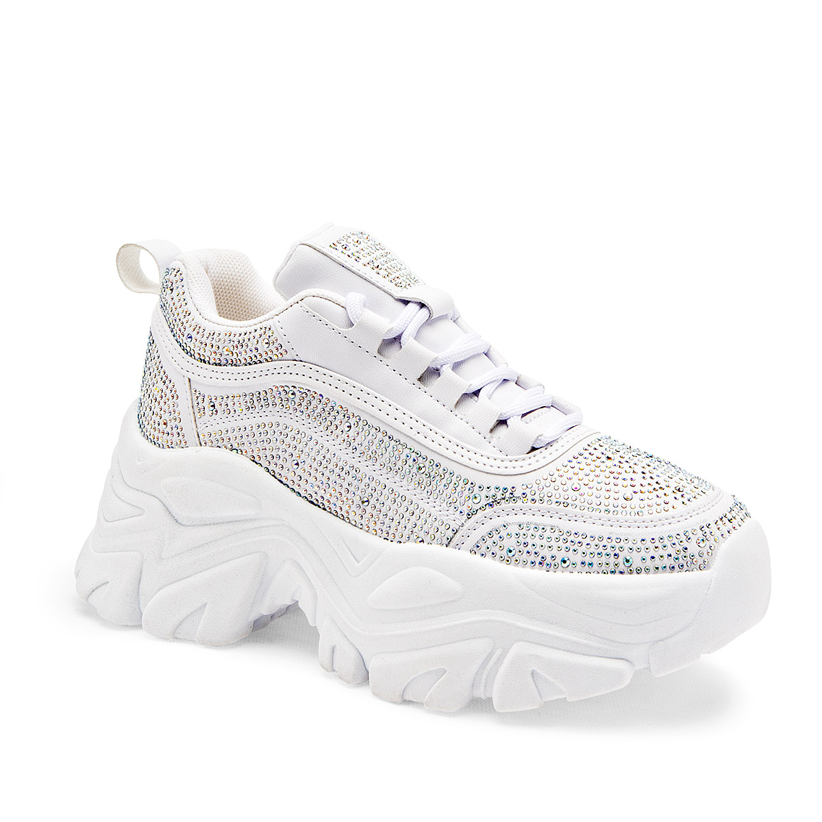 DADDY 12076 MUJER TENIS CASUAL COLOR BLANCO PLATA