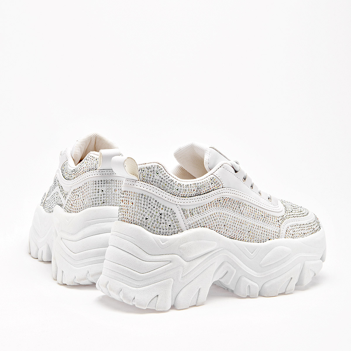 DADDY 12076 MUJER TENIS CASUAL COLOR BLANCO PLATA