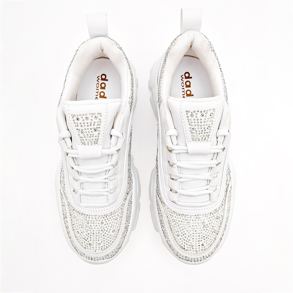DADDY 12076 MUJER TENIS CASUAL COLOR BLANCO PLATA