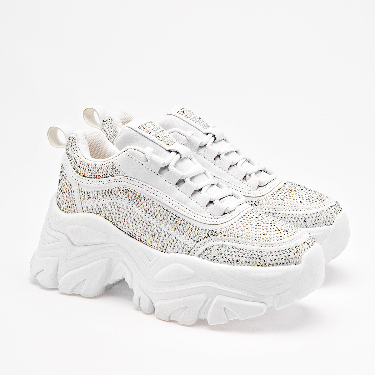 DADDY 12076 MUJER TENIS CASUAL COLOR BLANCO PLATA
