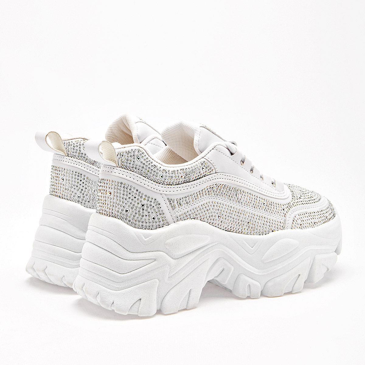 DADDY 12076 MUJER TENIS CASUAL COLOR BLANCO PLATA