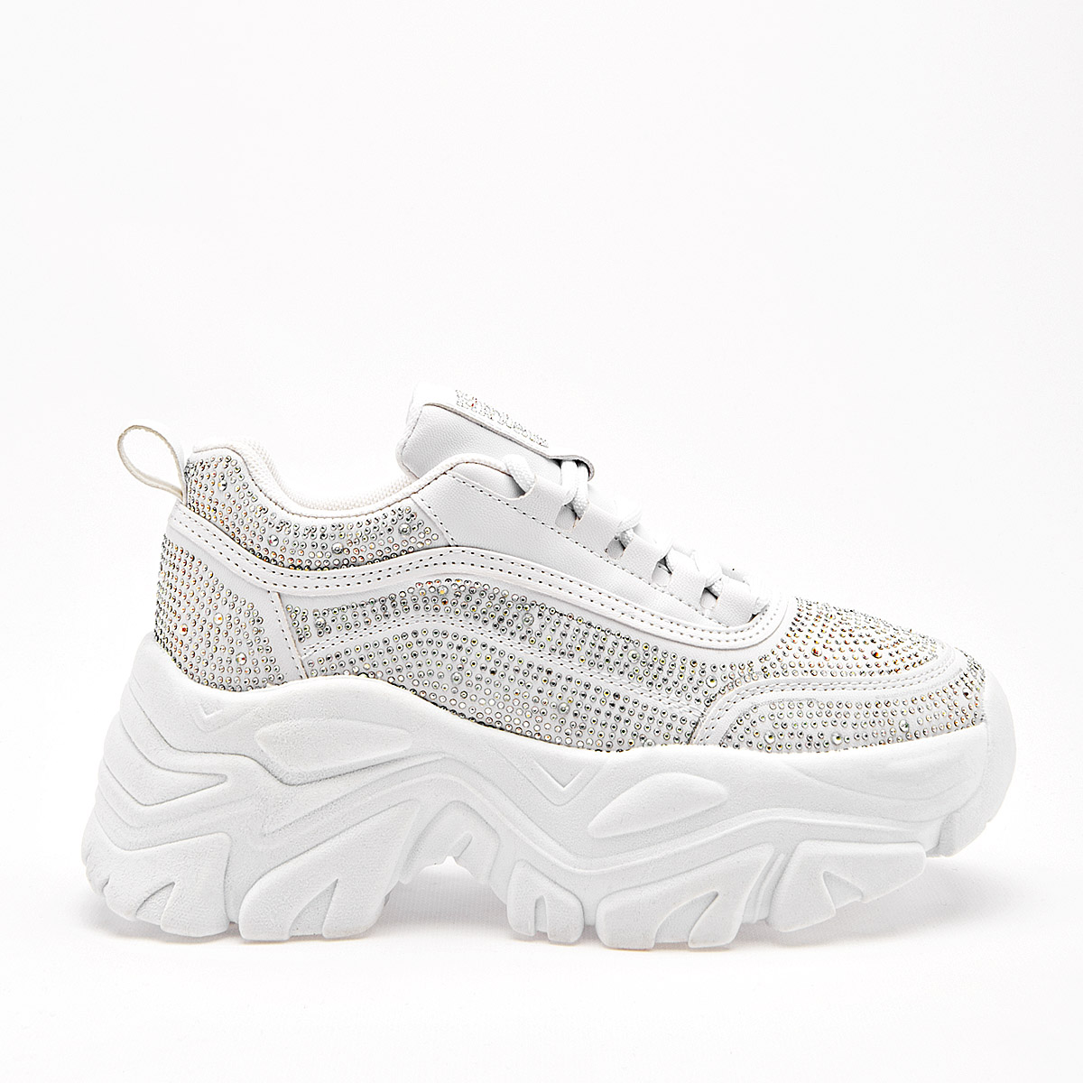 DADDY 12076 MUJER TENIS CASUAL COLOR BLANCO PLATA