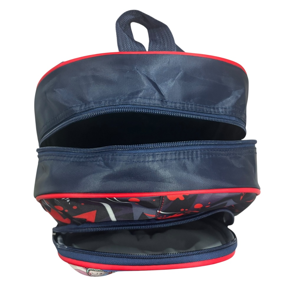 Mochila escolar infantil color azul marino de Labubu