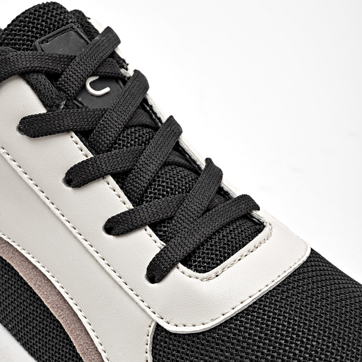 BEEN CLASS 19287 MUJER TENIS CASUAL PLATAFORMA 4 CM COLOR NEGRO LATE ROSA