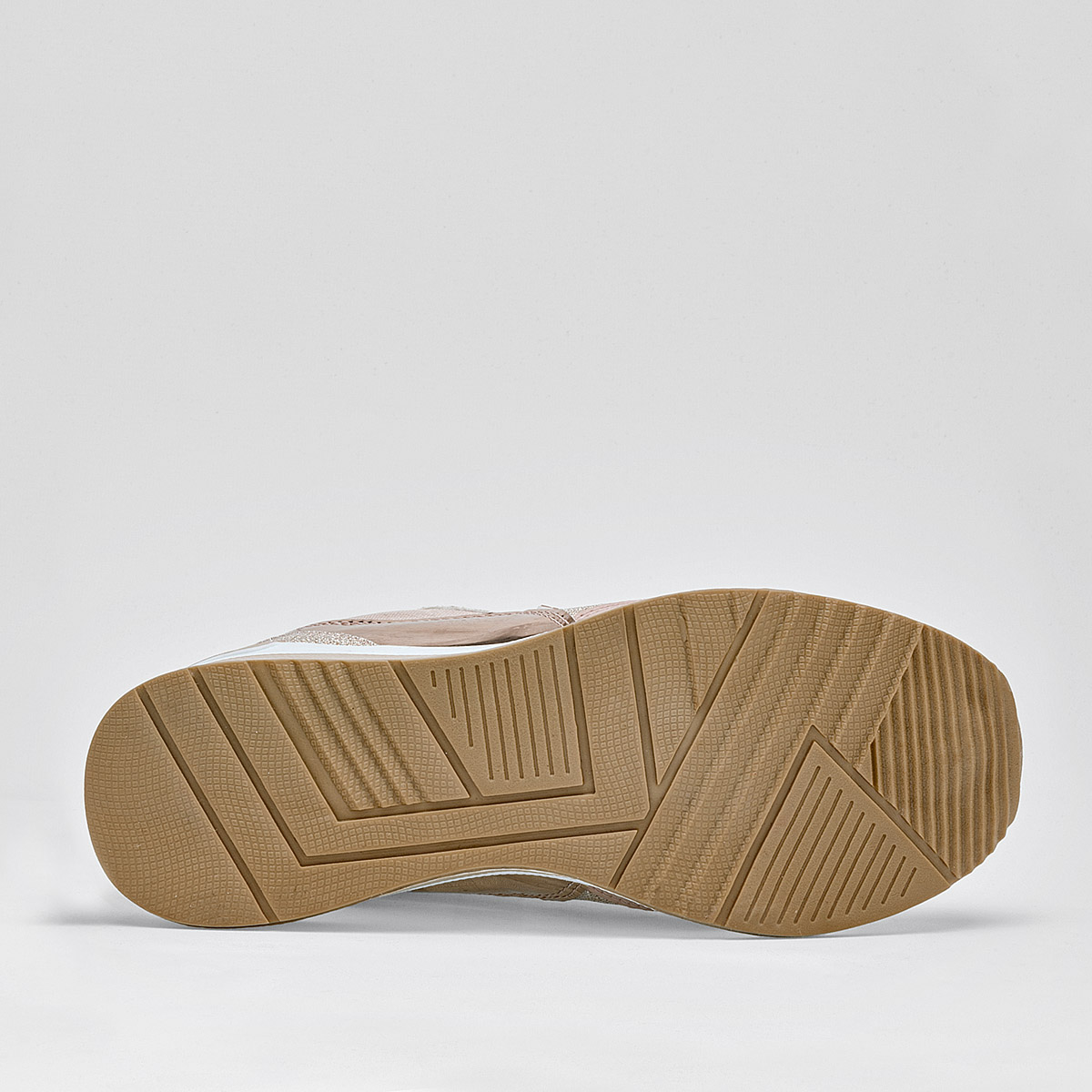 SUGO 1700 MUJER TENIS CASUAL PLATAFORMA 5 CM COLOR MAQUILLAJE ORO ROSA
