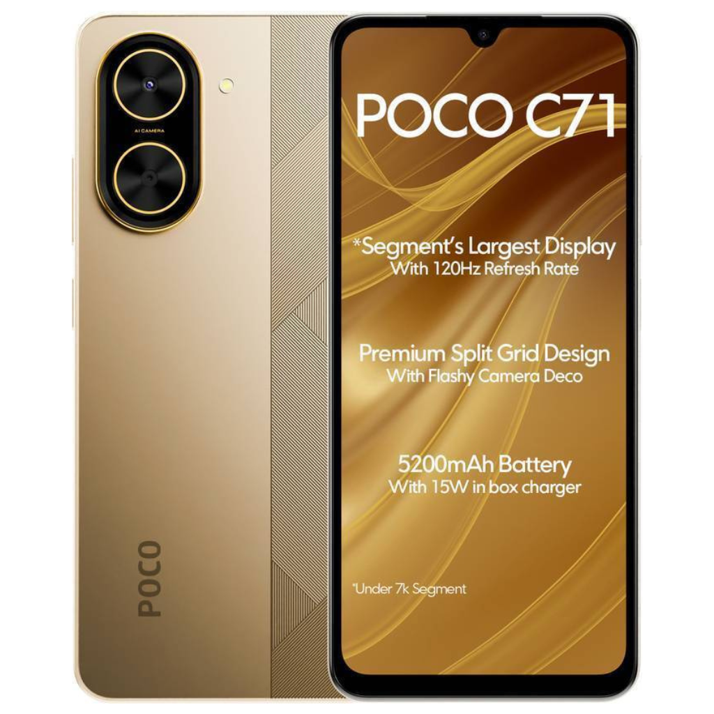 Xiaomi Poco C71 128gb Rom/4gb Ram. Dual Sim. DORADO